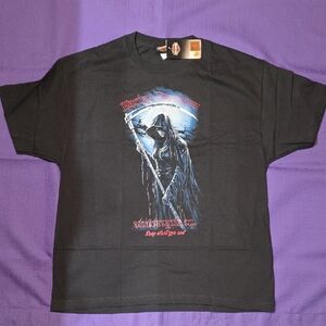 Harley-Davidson Halloween 2024 Black Grim Reaper Tee NWT